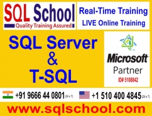 Real Time Online Training On T-SQL & SQL Server @ SQL School